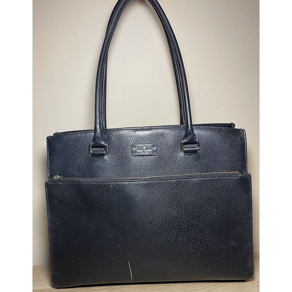 kate spade Large Black Tote 12.5” By 14.5”rn 0102760 ca 57710